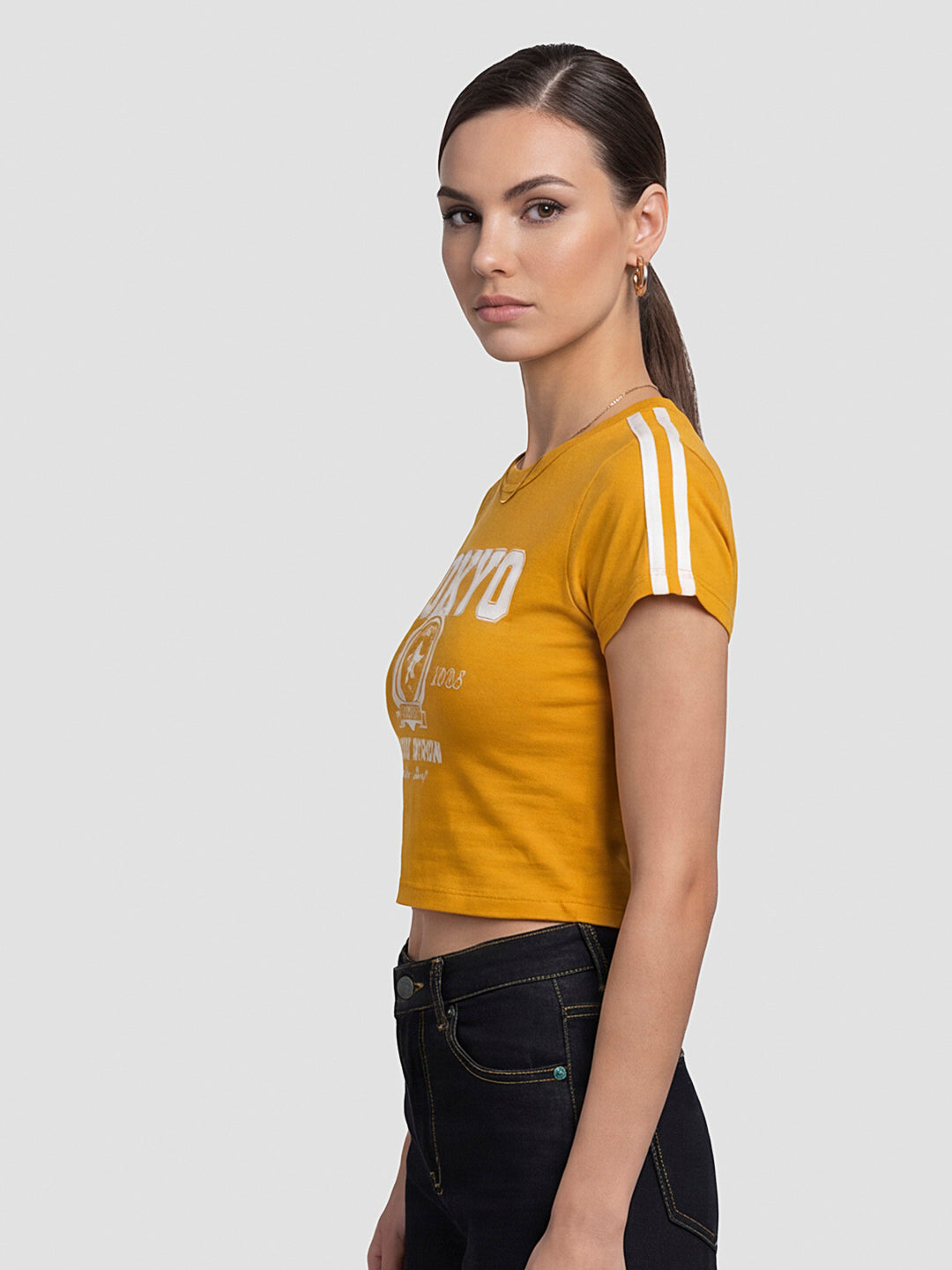 Women Mustard Genz Tees