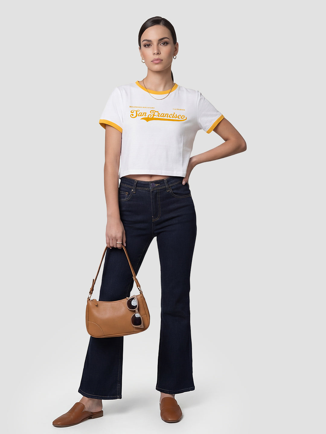 Women White Genz Tees