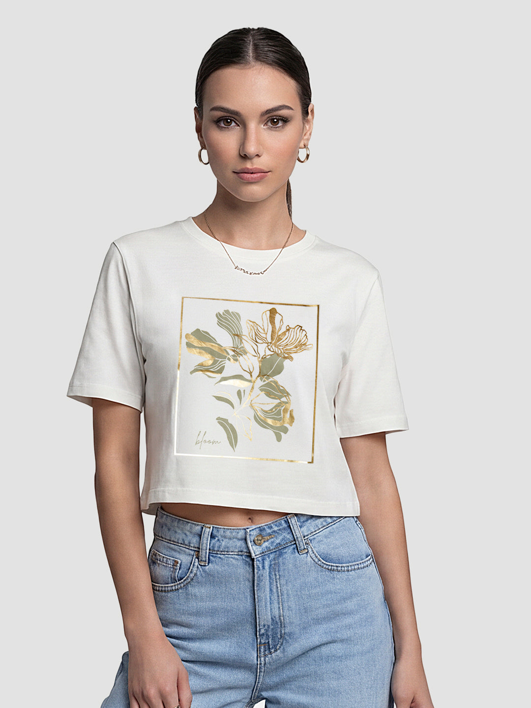Women Off White Graphic T-Shirt