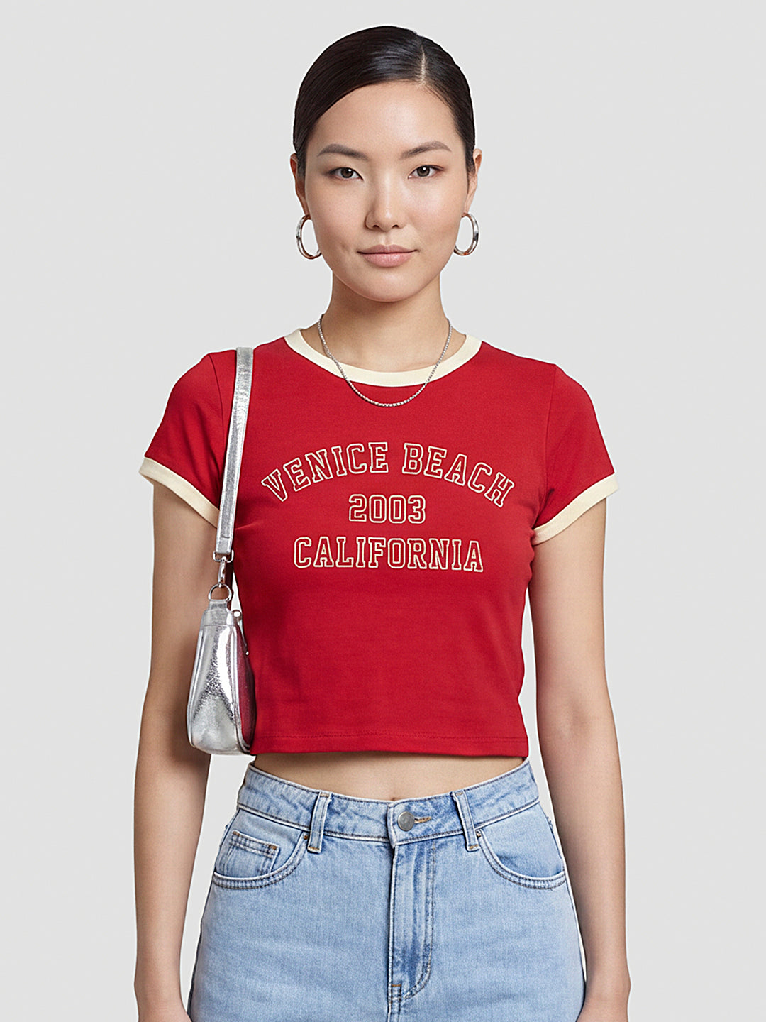 Women Red Genz Tees