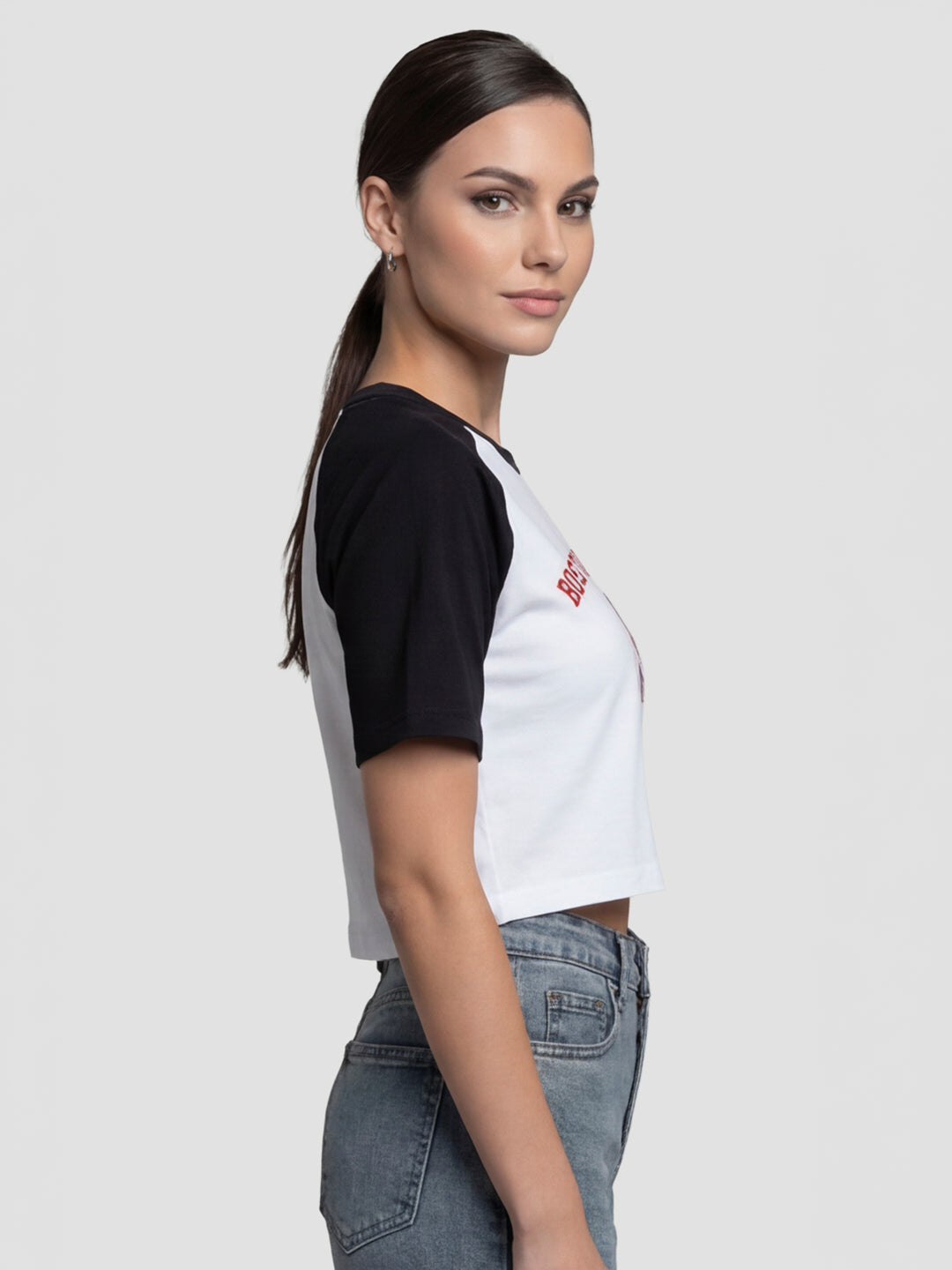 Women White/Black Genz Tees