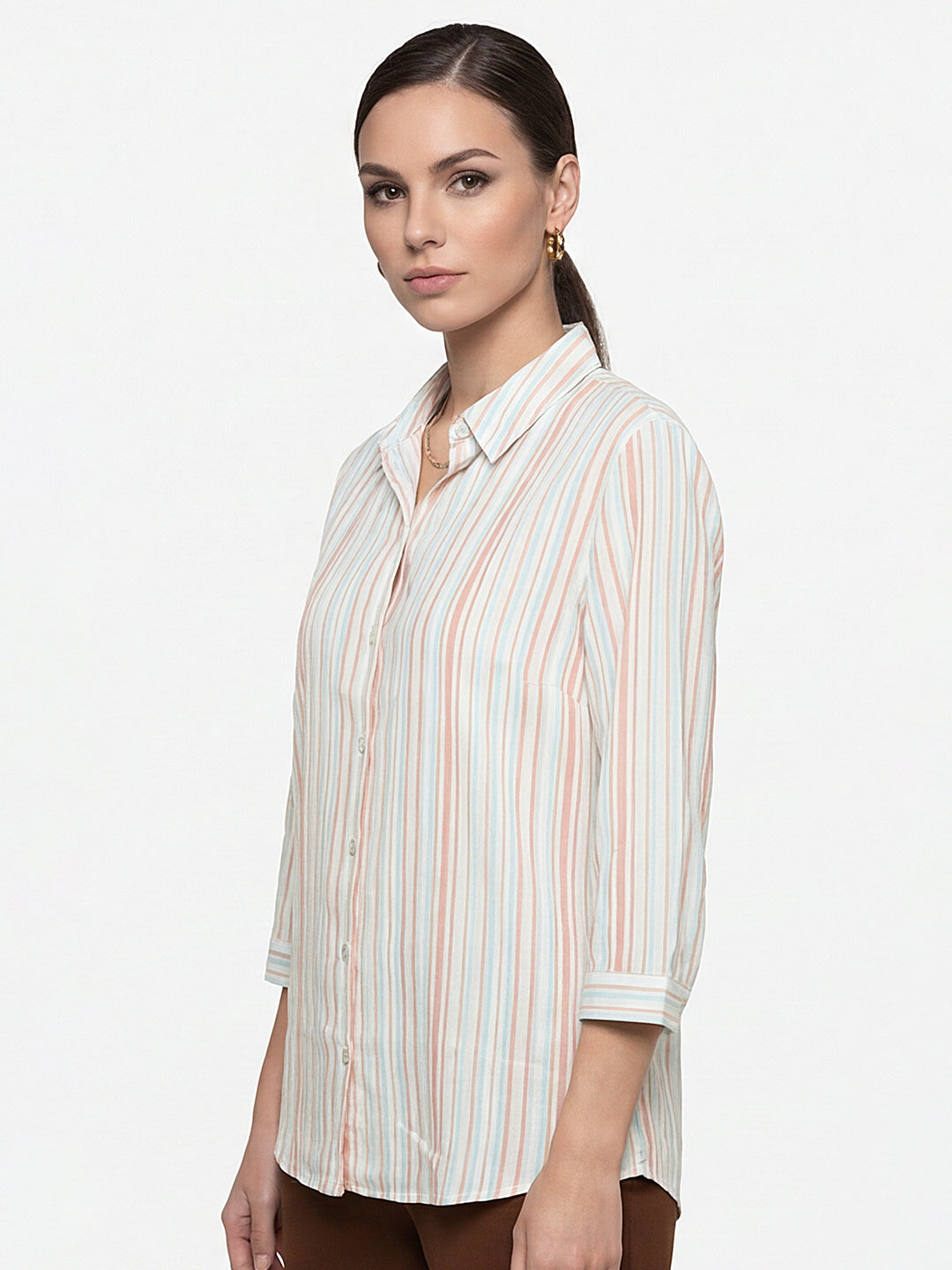 Women Multi Striped Shirt