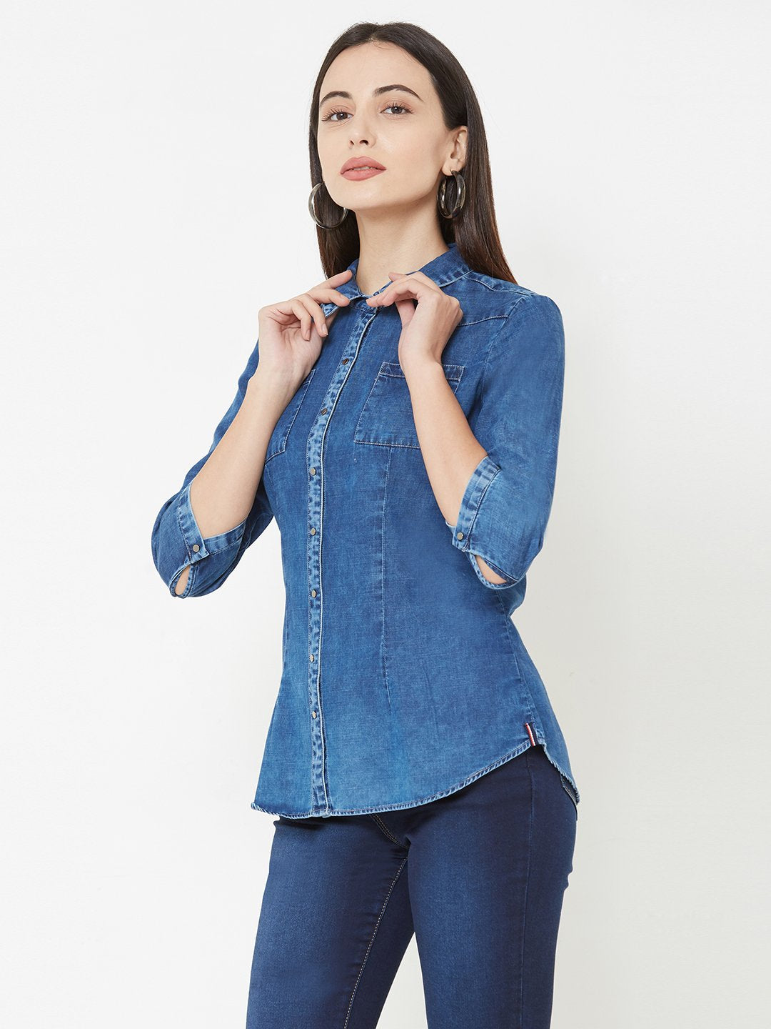 Women Dark Blue Top