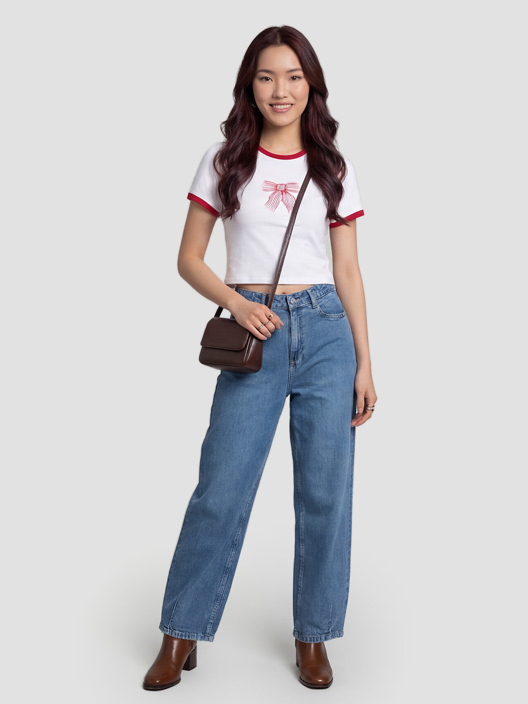 Women White Genz Tees