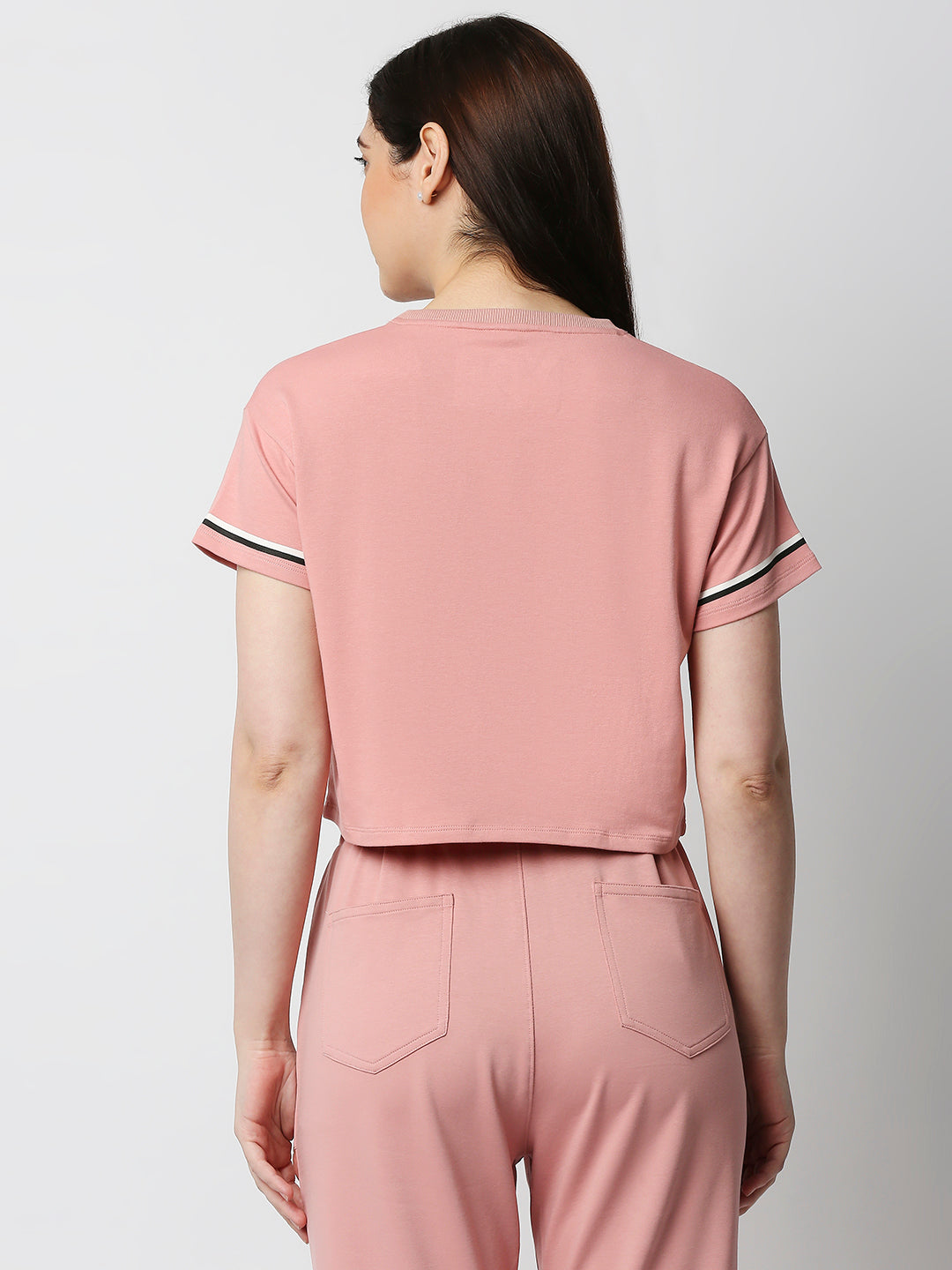 Women Blush Pink Slim Top