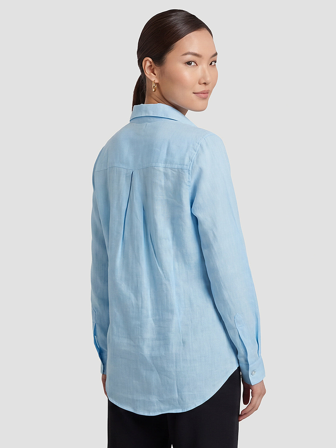 Women Sky Oversized Shirt