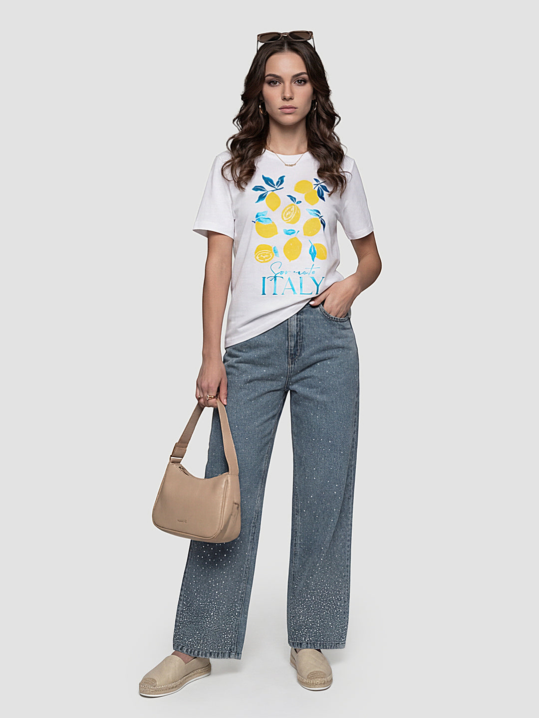 Women White Graphic T-Shirt