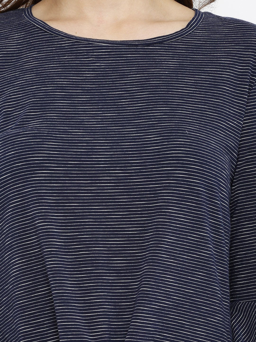 Women Navy Slim T-Shirt