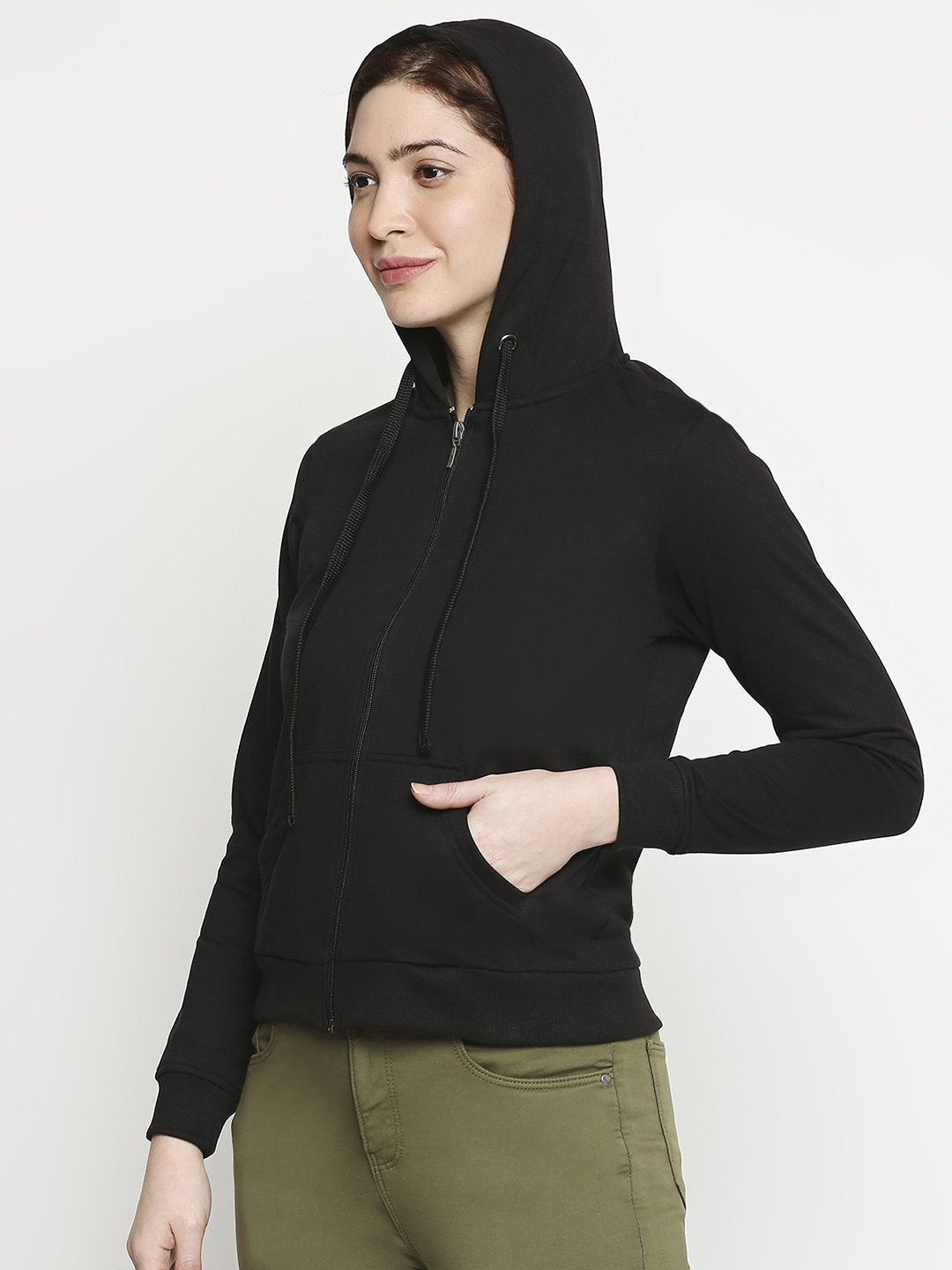 Black Hood Sweatshirt
