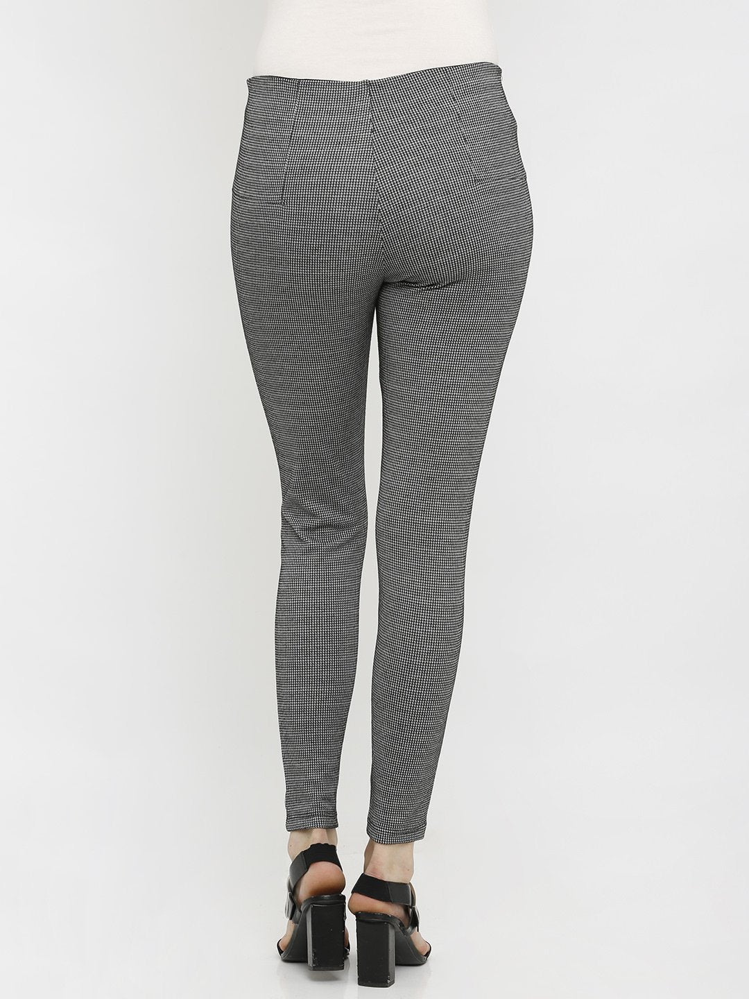K4005 High-Rise Skinny Tregging - Grey