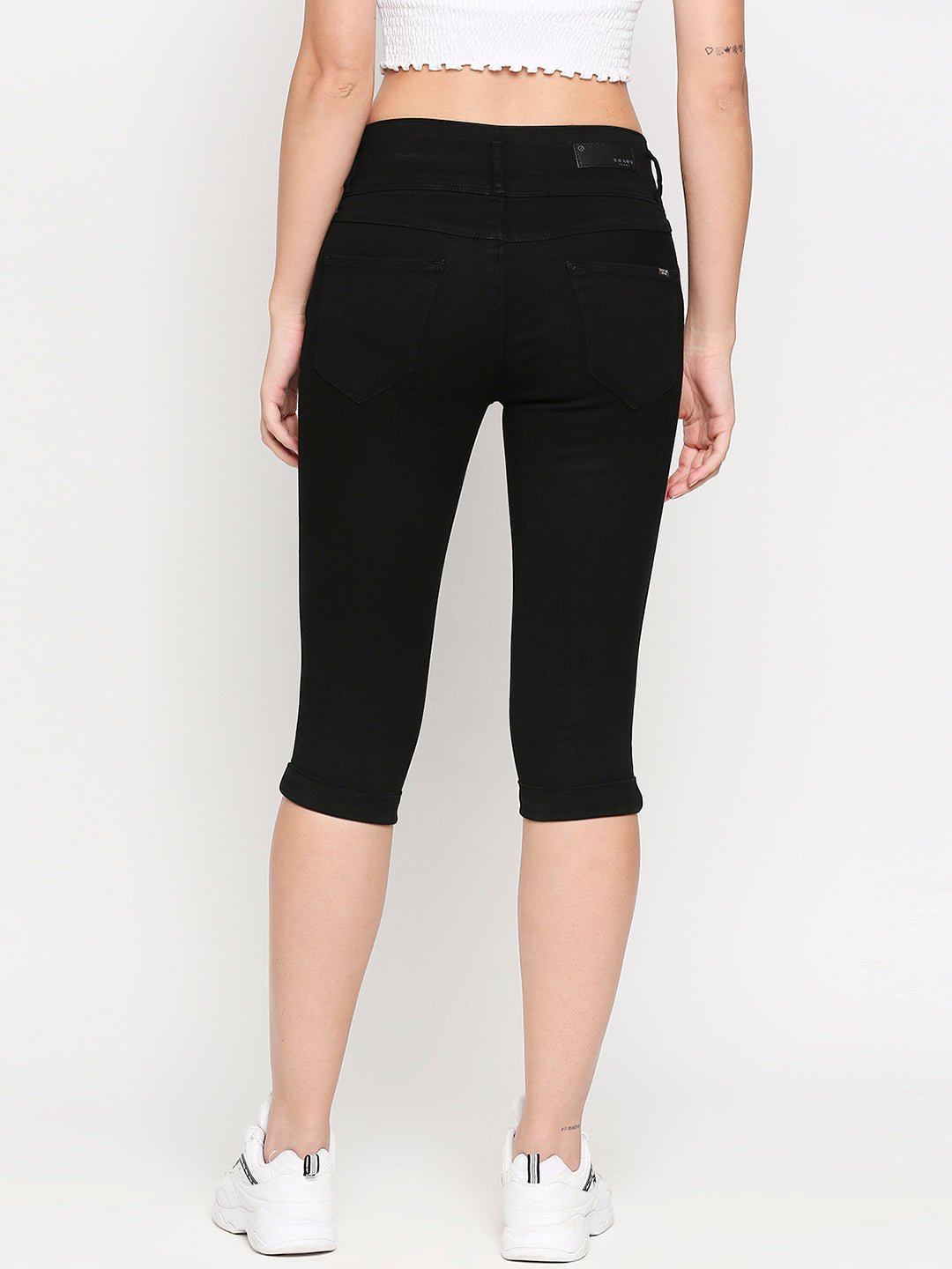 Mid-Rise Slim Capri