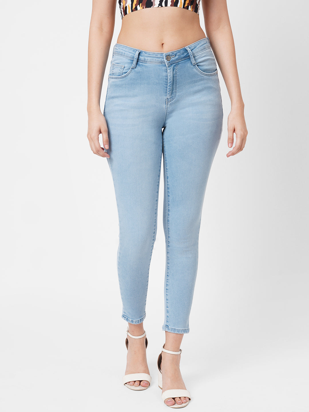 Women Mid-Rise Skinny Jeans