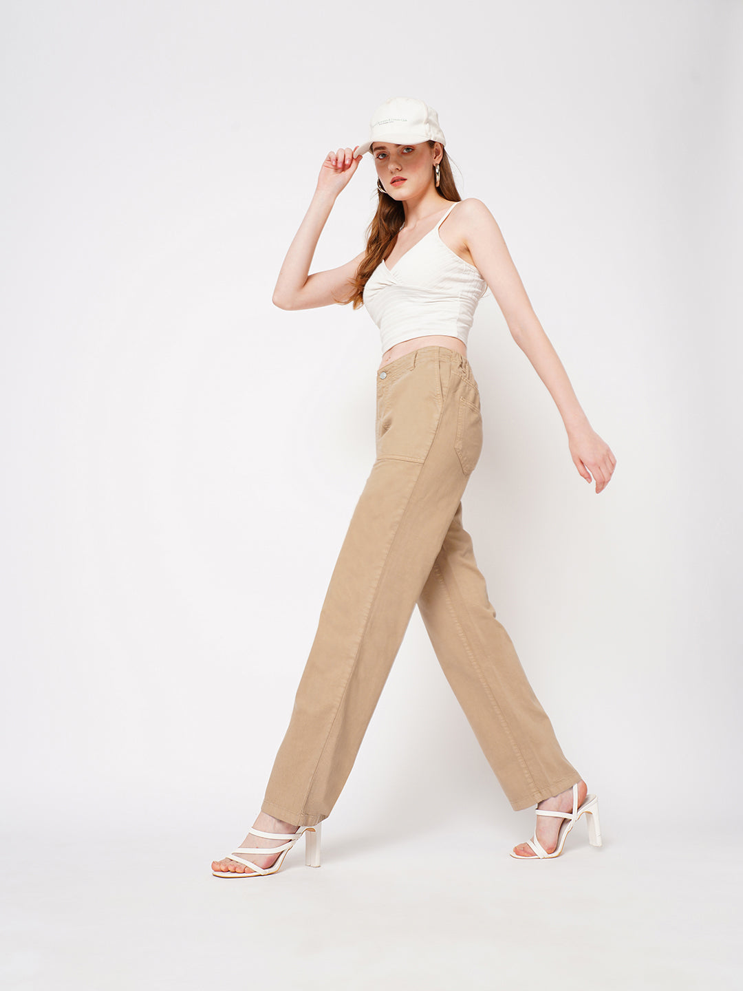 Women High-Rise Straight Fit Jeans