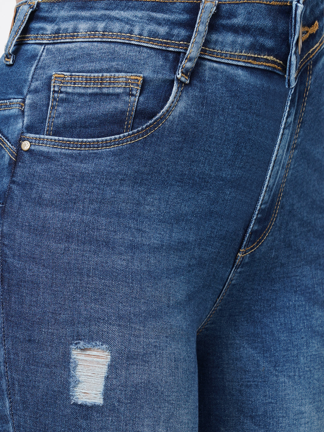 Women Mid-Rise Push Up Super Skinny Jeans