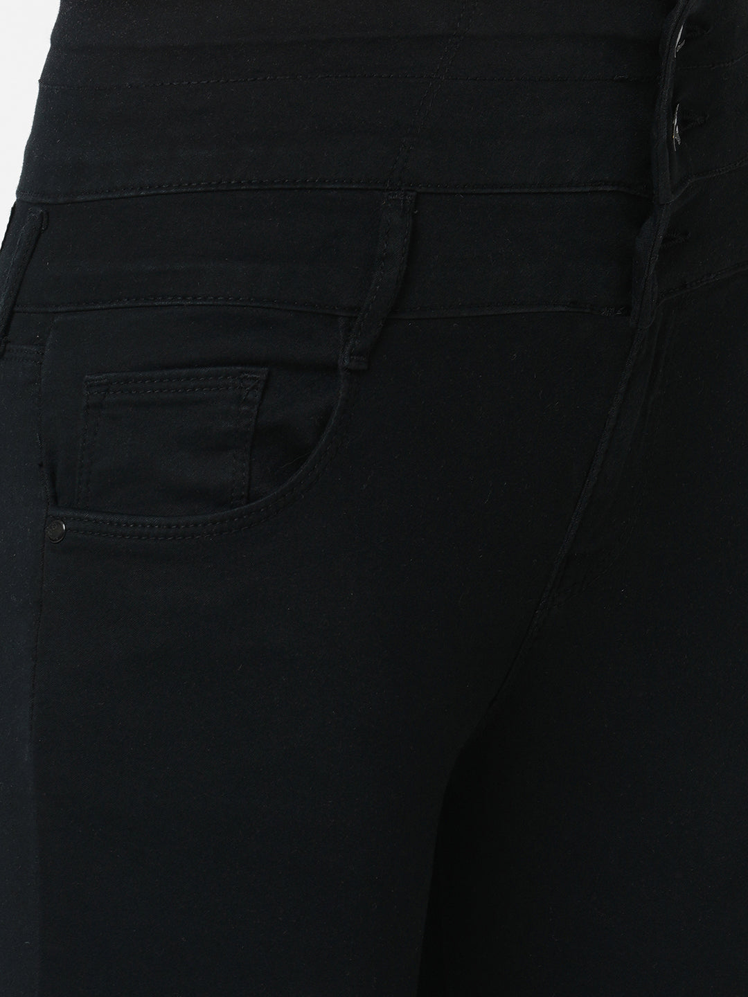 Women Black Super High-Rise Super Skinny Jeans