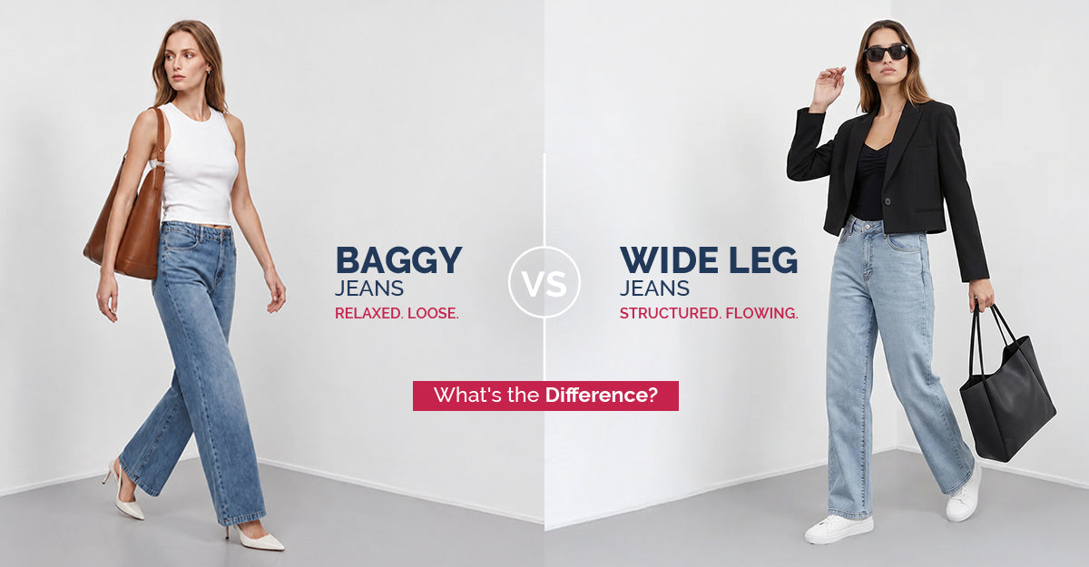 Baggy Jeans vs Wide-Leg Jeans: What's the Difference?