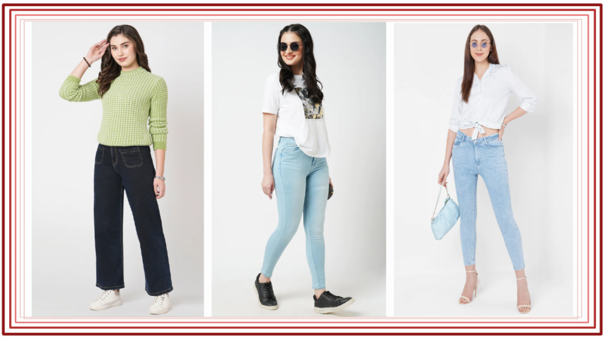 different types of jeans for women