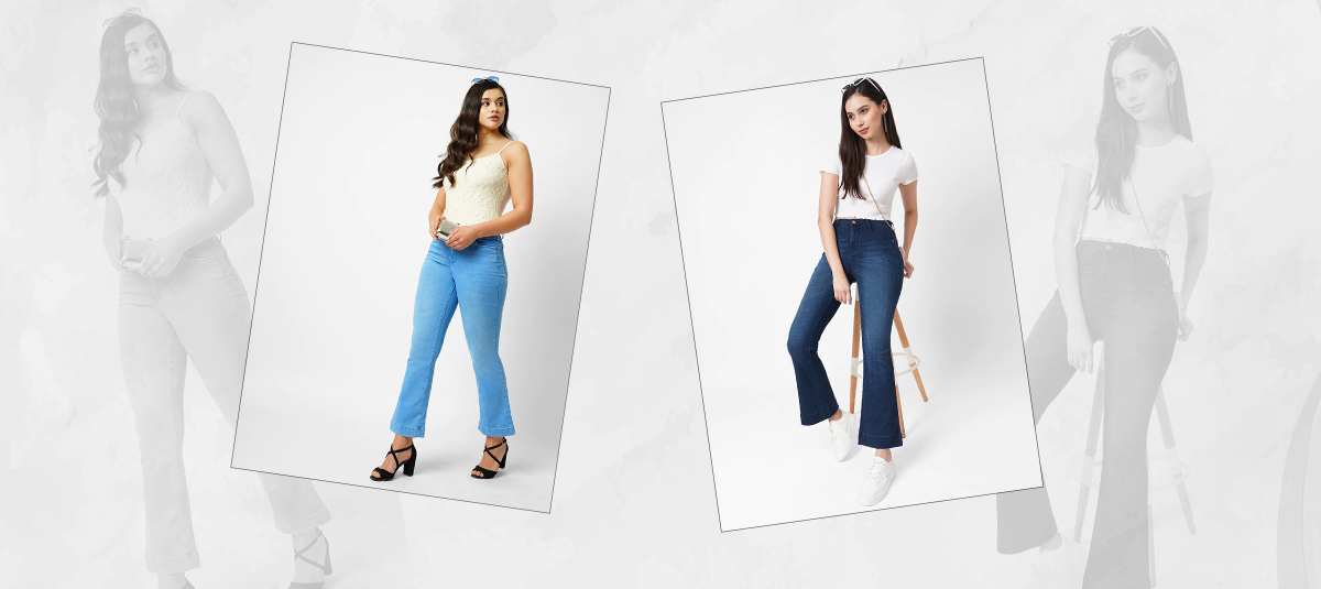 Transforming Flare Jeans from Casual to Dressy