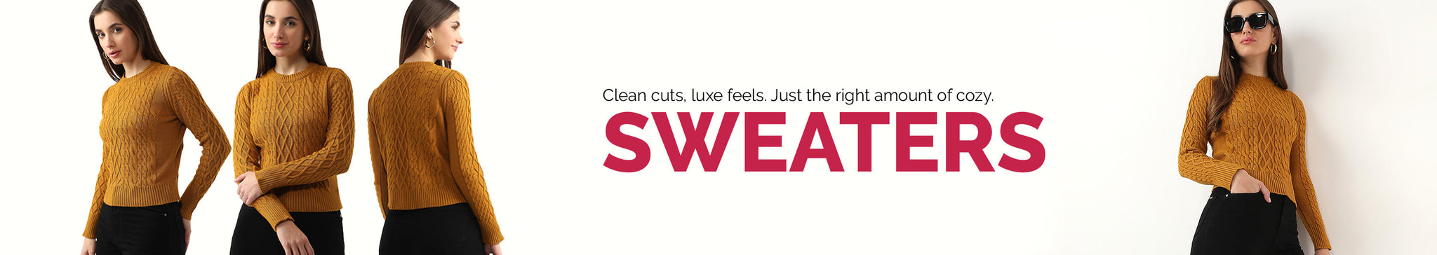 Sweaters for Women Banner