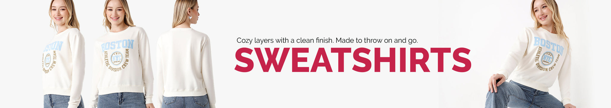 Sweatshirt for Women Banner