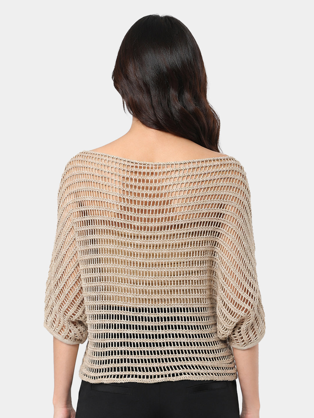 Women Champang Batsleeve Top