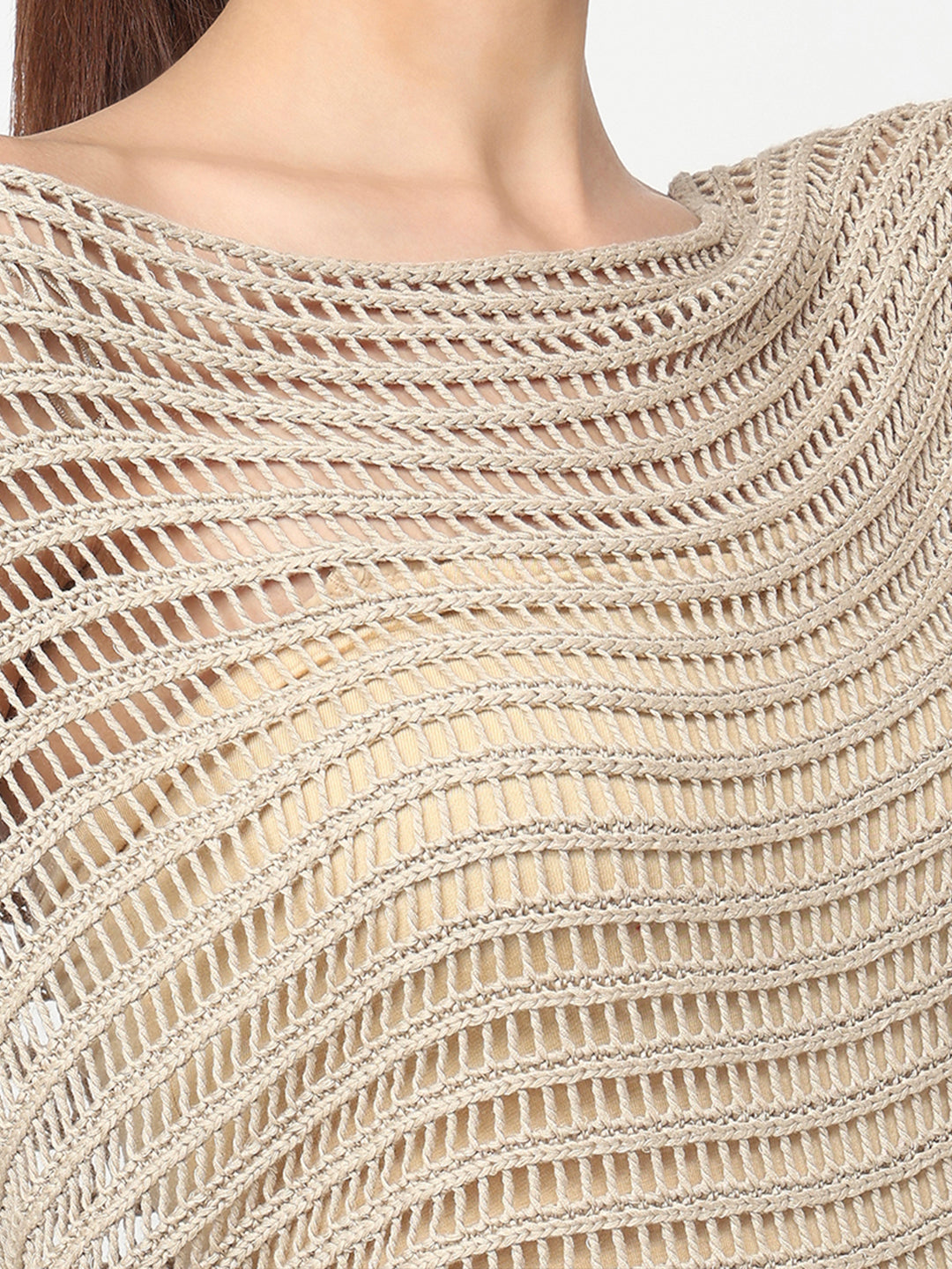 Women Champang Batsleeve Top