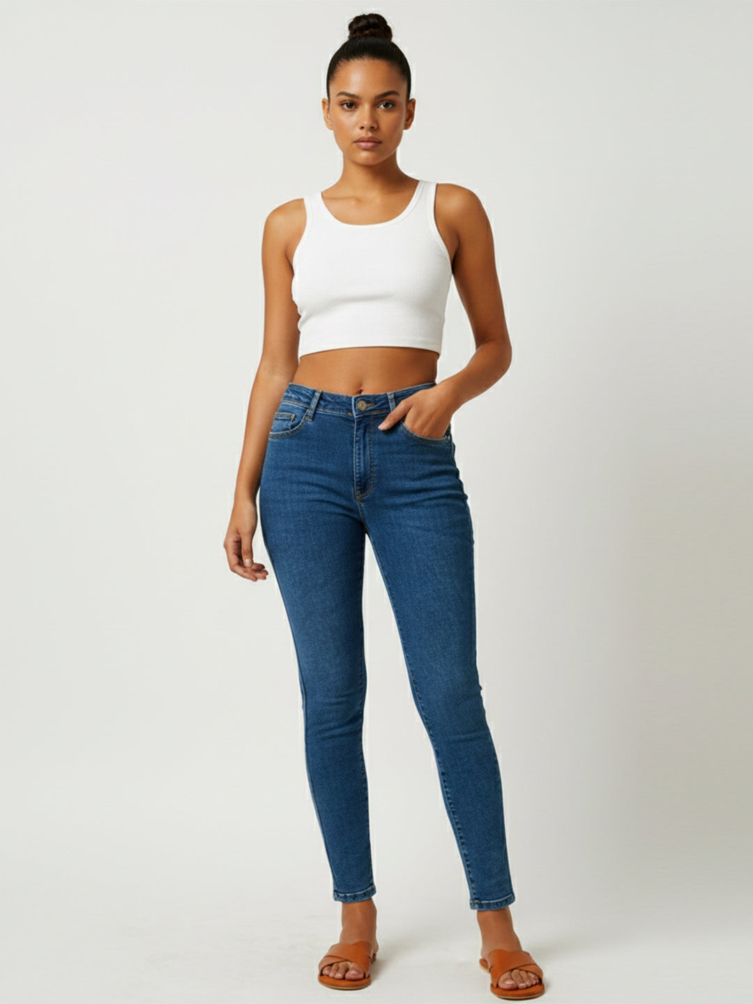 Women High-Rise Skinny Jeans