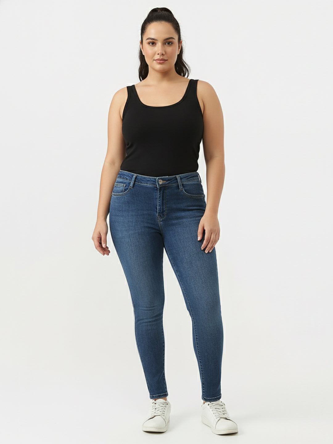 Kraus Kurve Women High-Rise Skinny Fit Jeans
