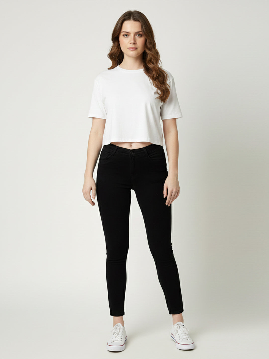 Women Mid-Rise Skinny Jeans