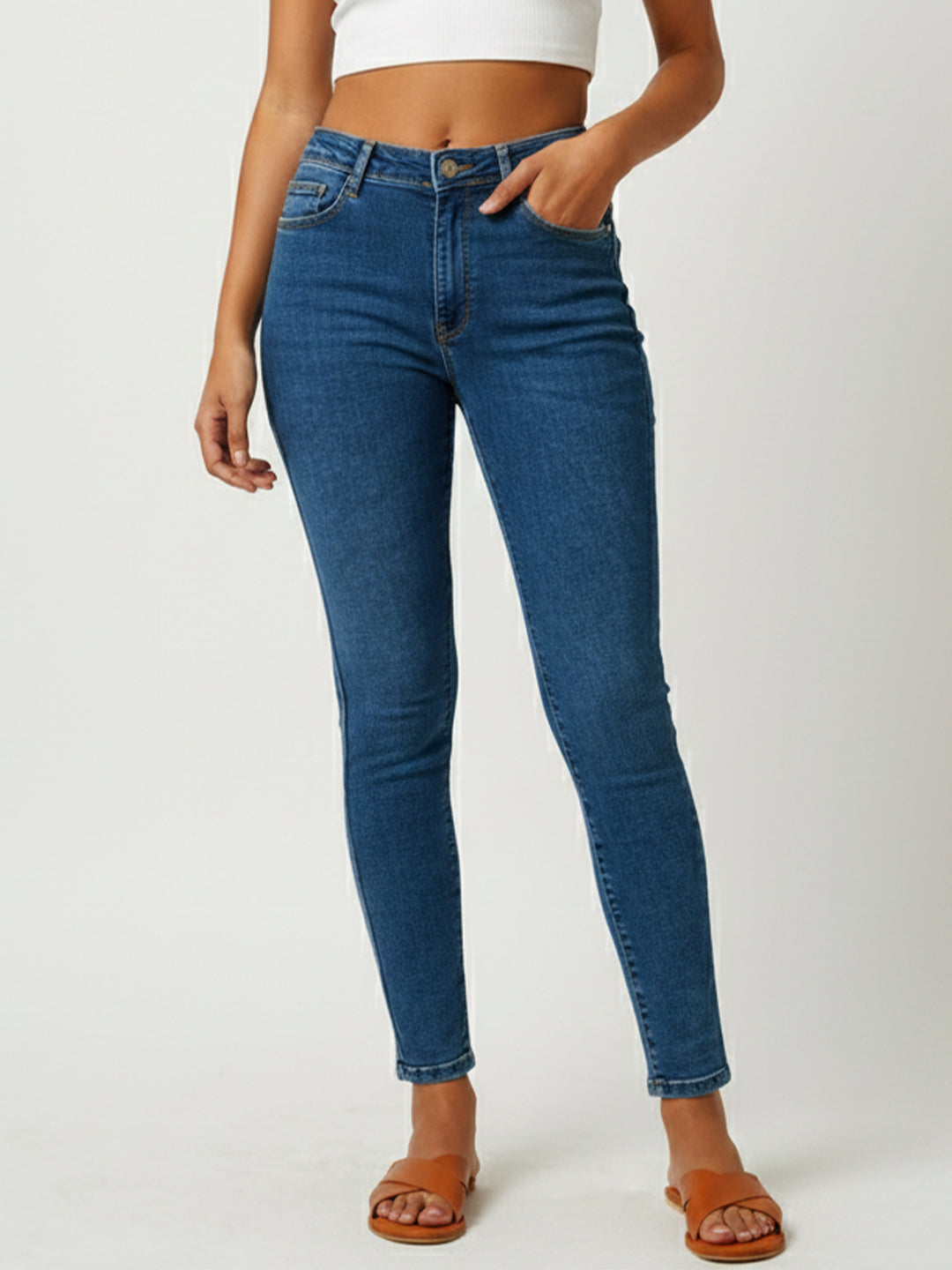 Women High-Rise Skinny Jeans