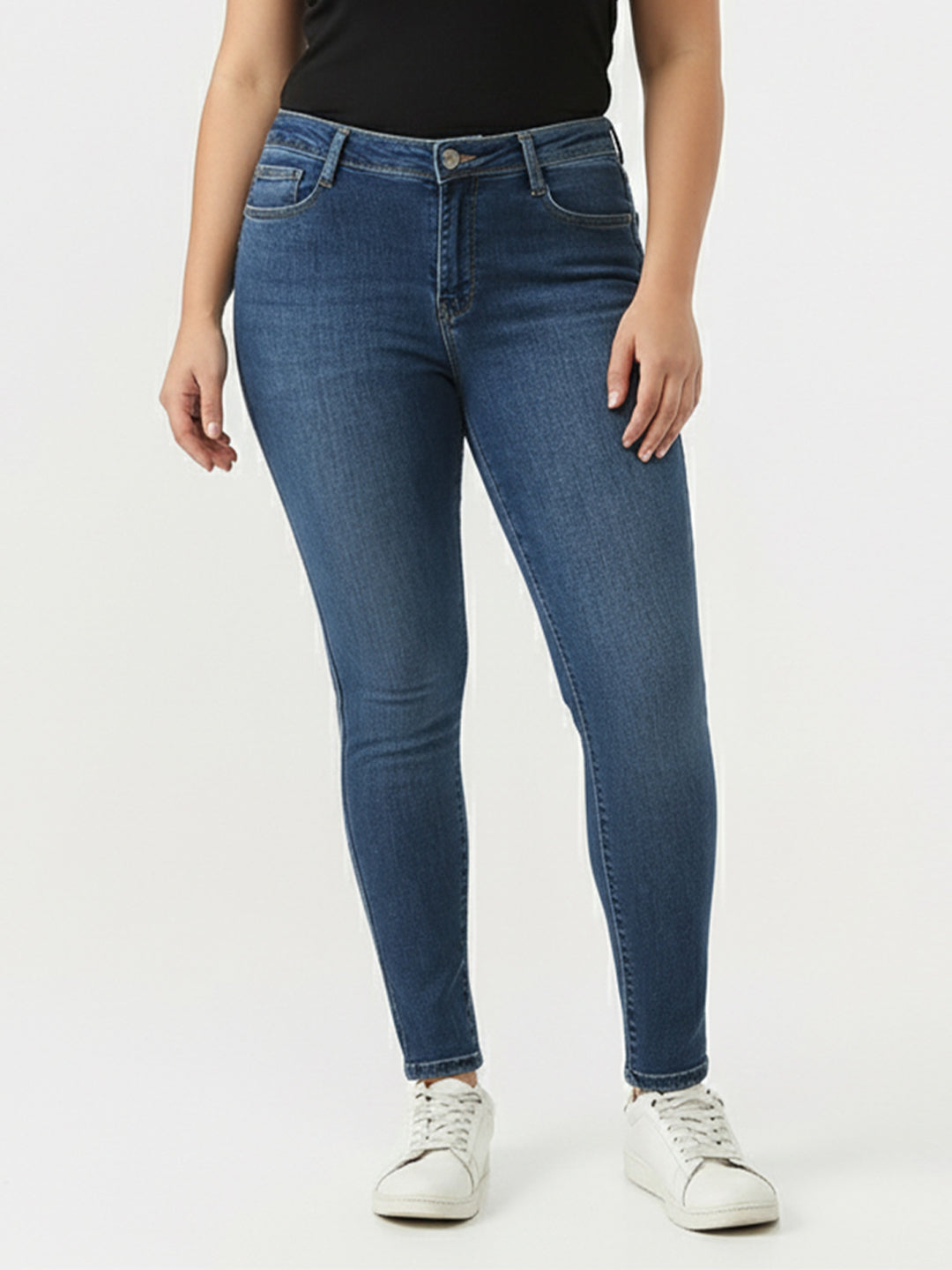 Kraus Kurve Women High-Rise Skinny Fit Jeans