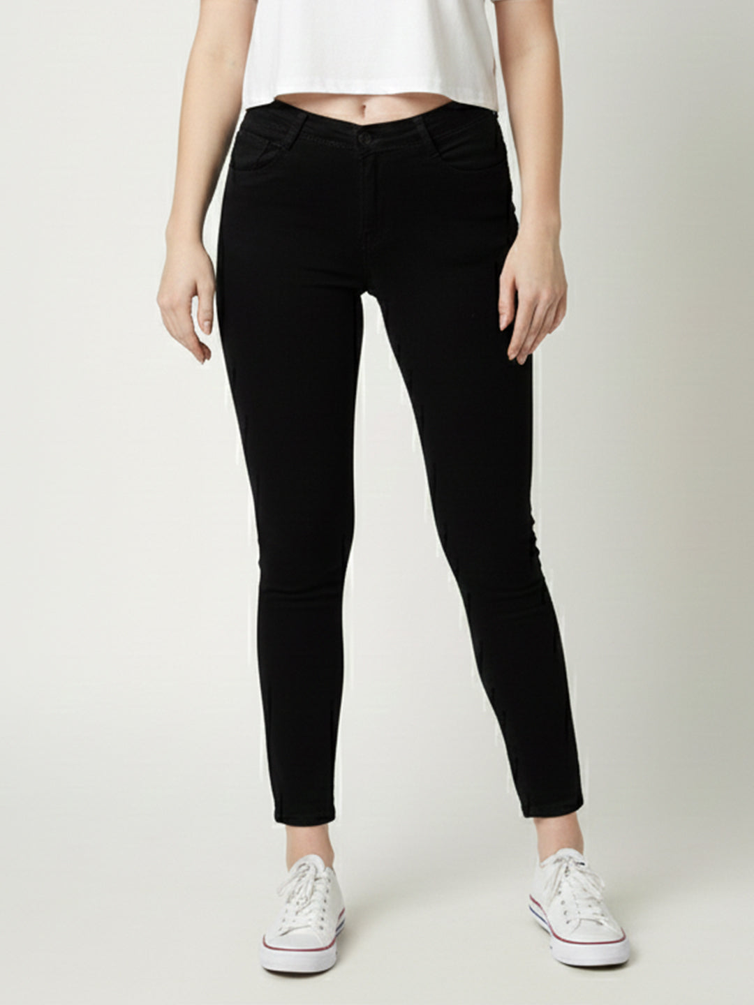 Women Mid-Rise Skinny Jeans