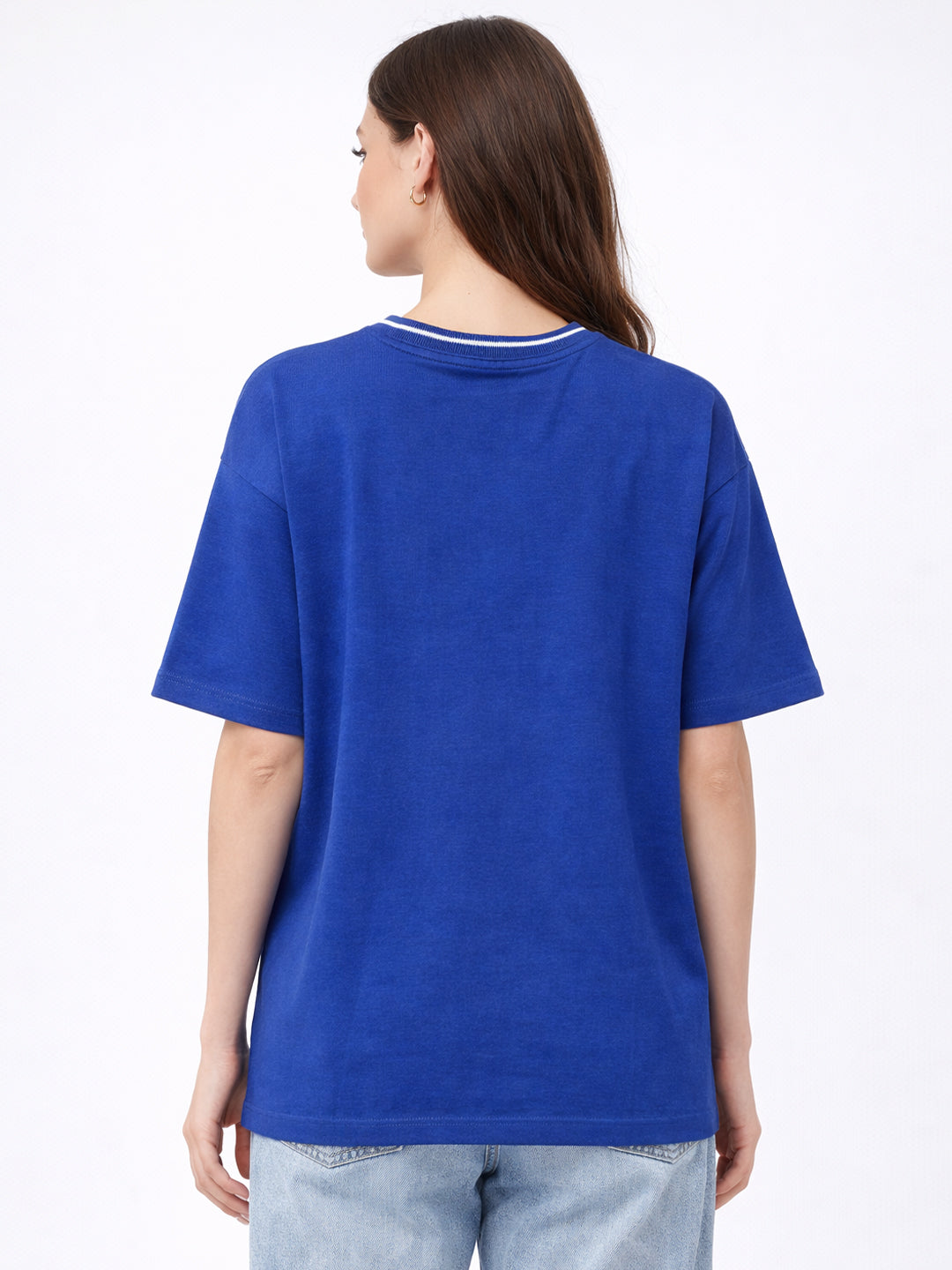Women Indigo Oversized T-Shirt