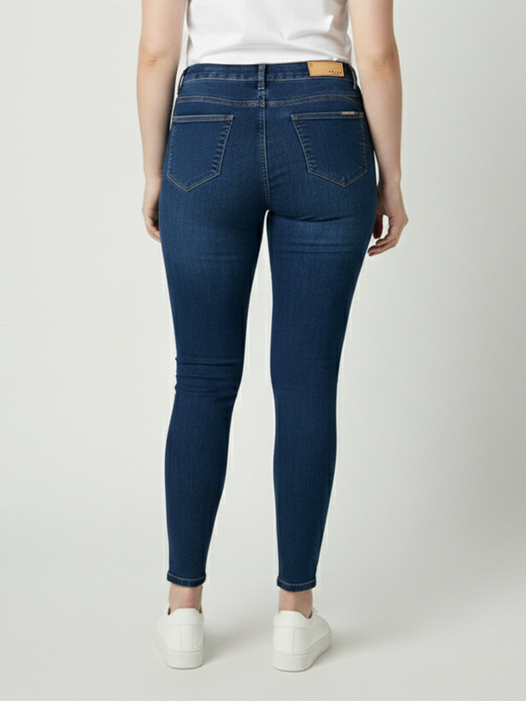 Women Mid-Rise Push Up Super Skinny Jeans