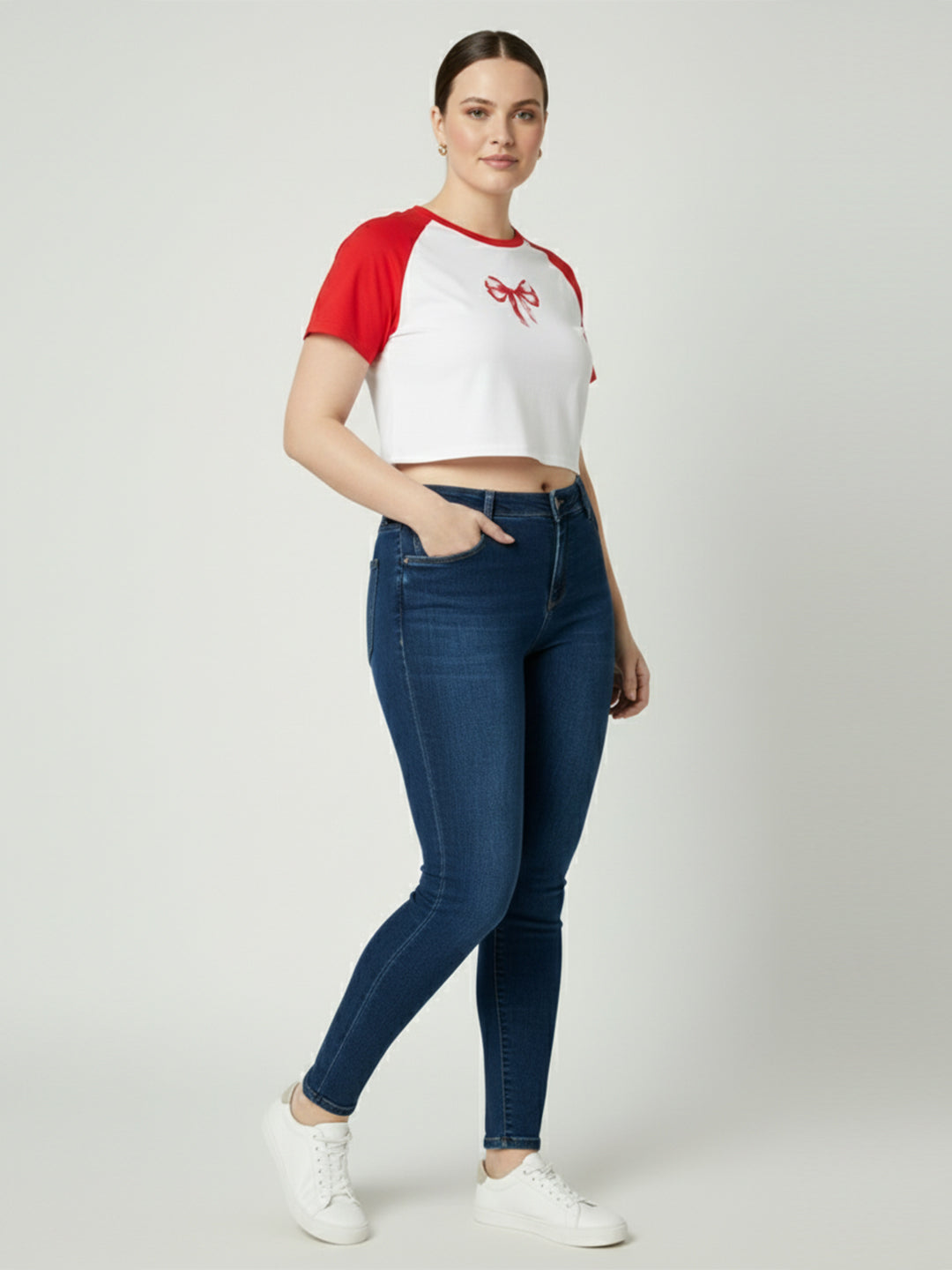 Women Mid-Rise Push Up Super Skinny Jeans