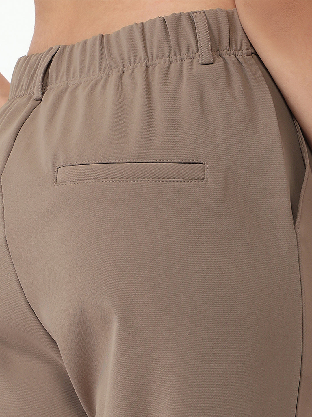 Women Stone High-Rise Straight Fit Korean Pants