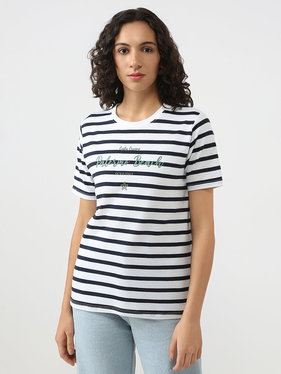 Women Striped T-Shirt