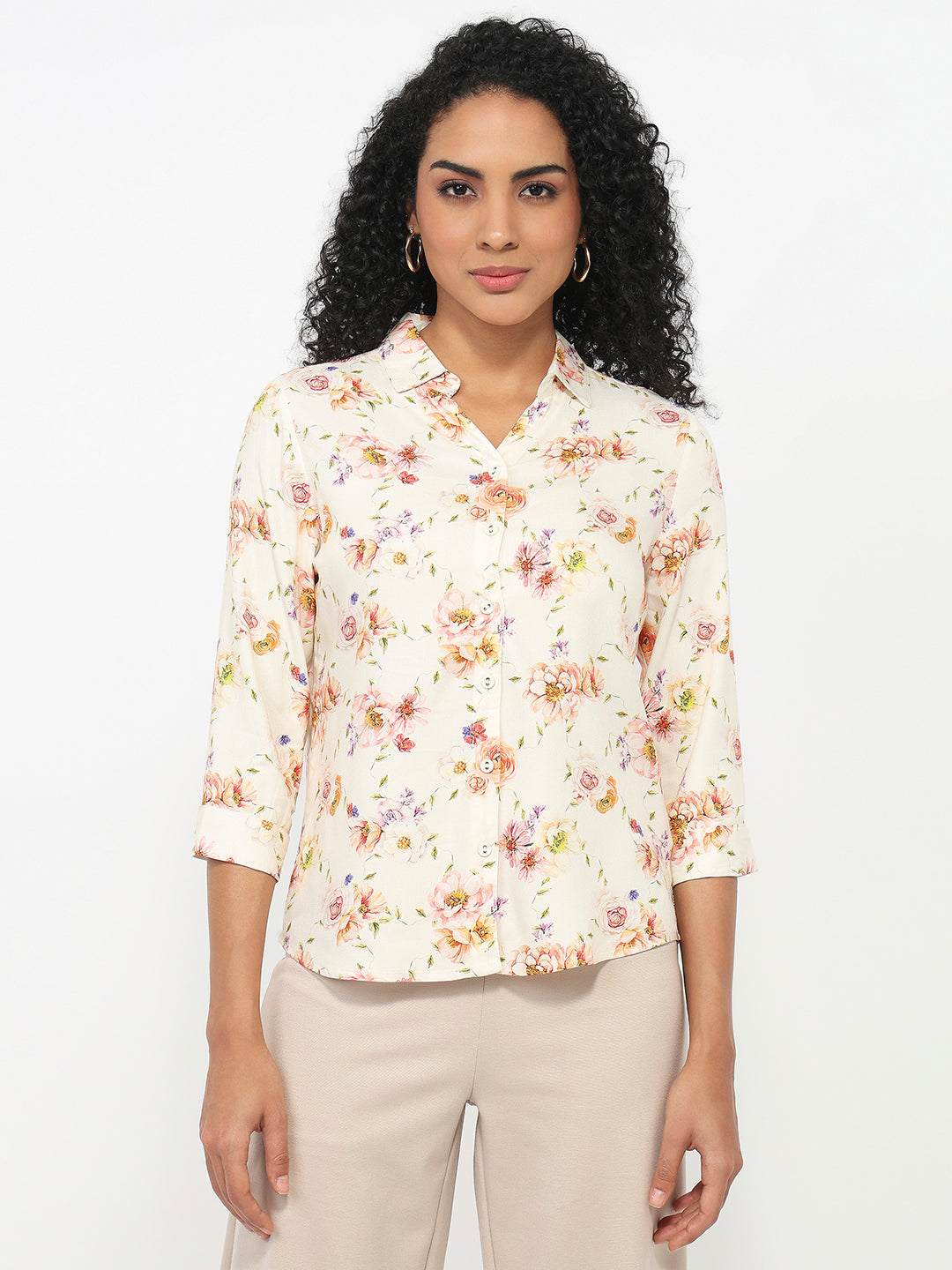 Women Floral Print Shirt