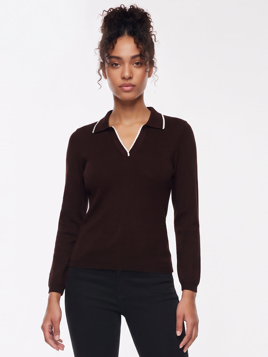 Wine Flat Knit