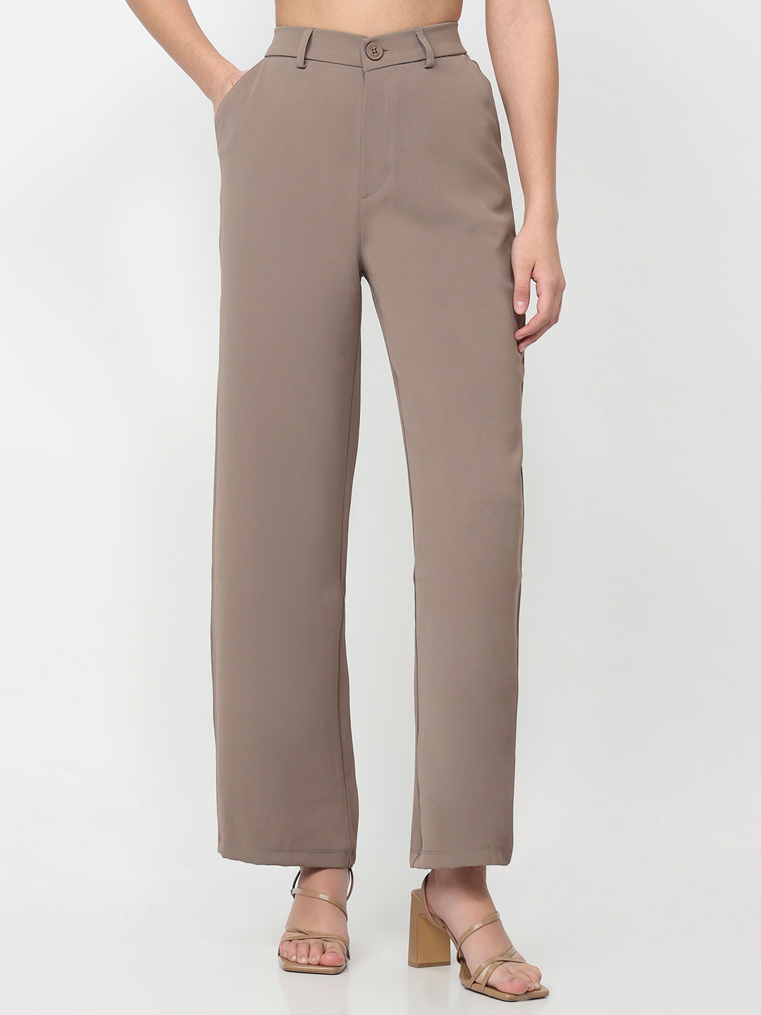 Women Stone Wide Leg Korean Pants
