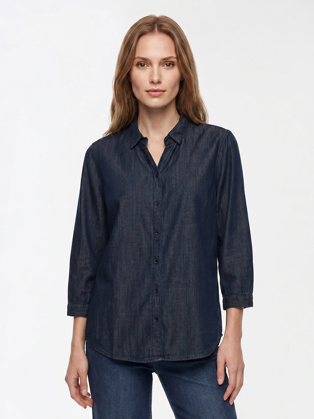 Women Dark Blue Shirt