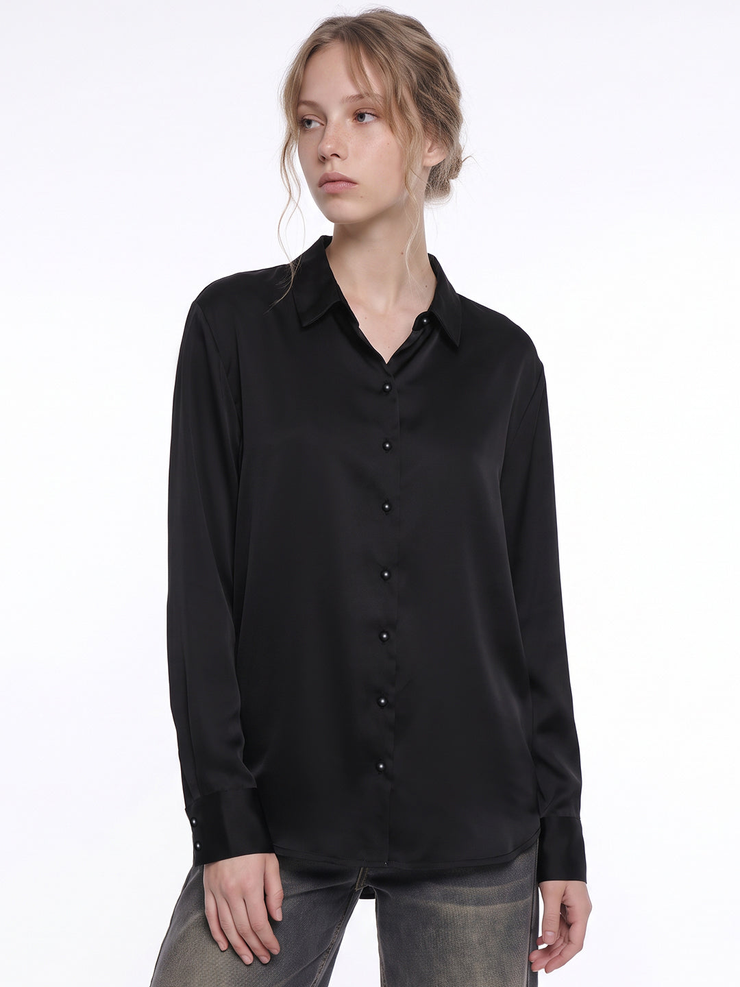 Black Oversized Shirt