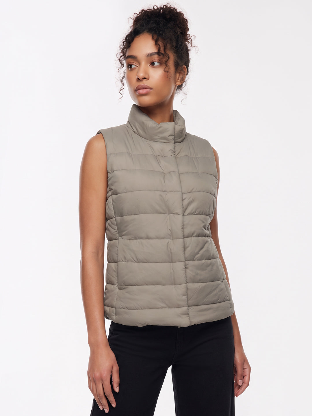 Champagne Winter Puffer Jacket