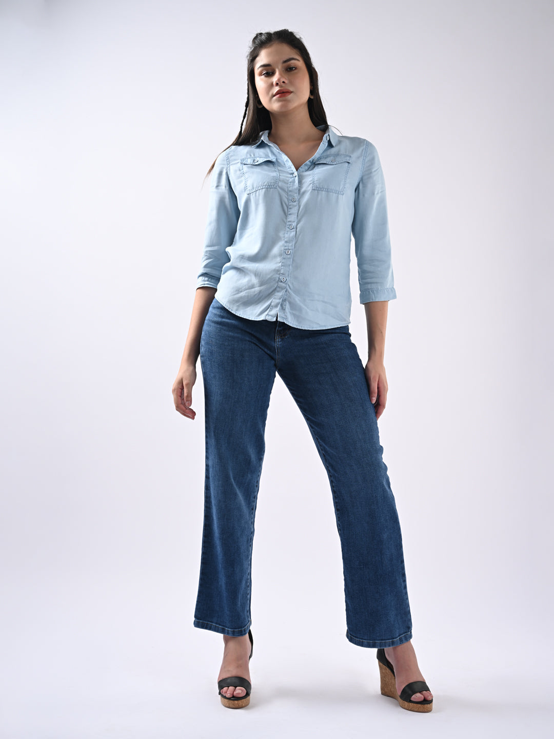 Women Solid Shirt