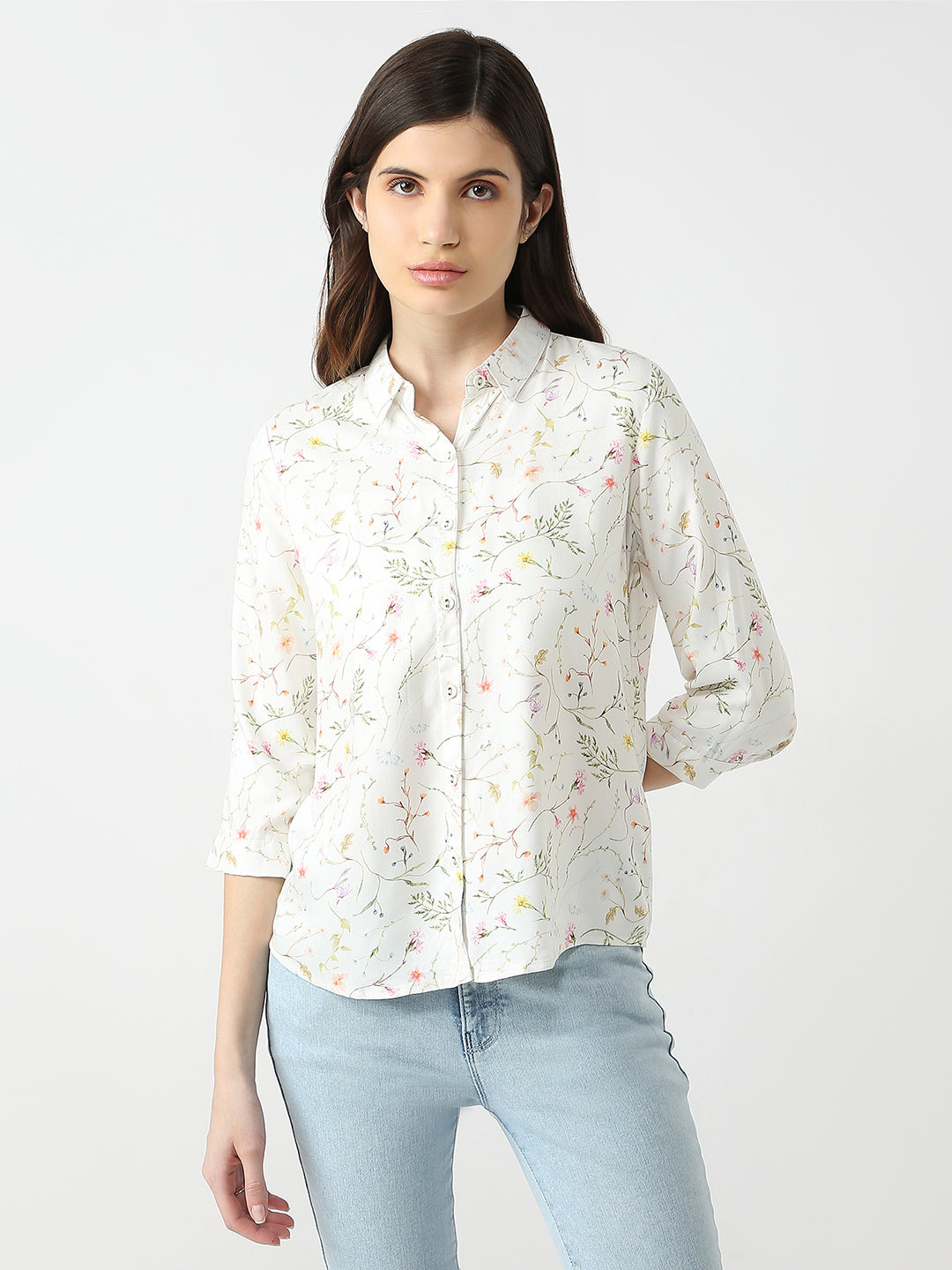 Women Floral Print Shirt