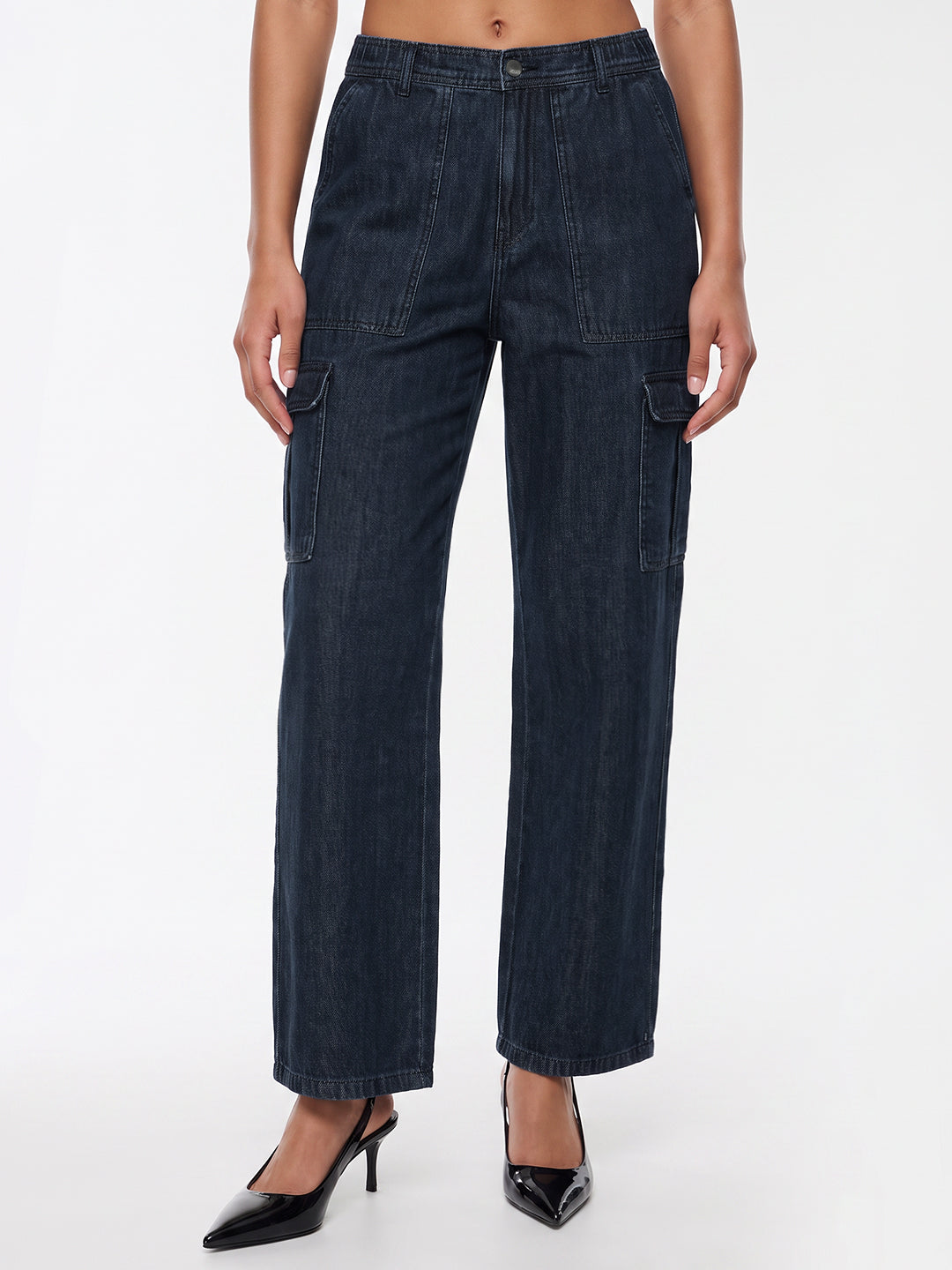 Blue Mid-Rise Cargo