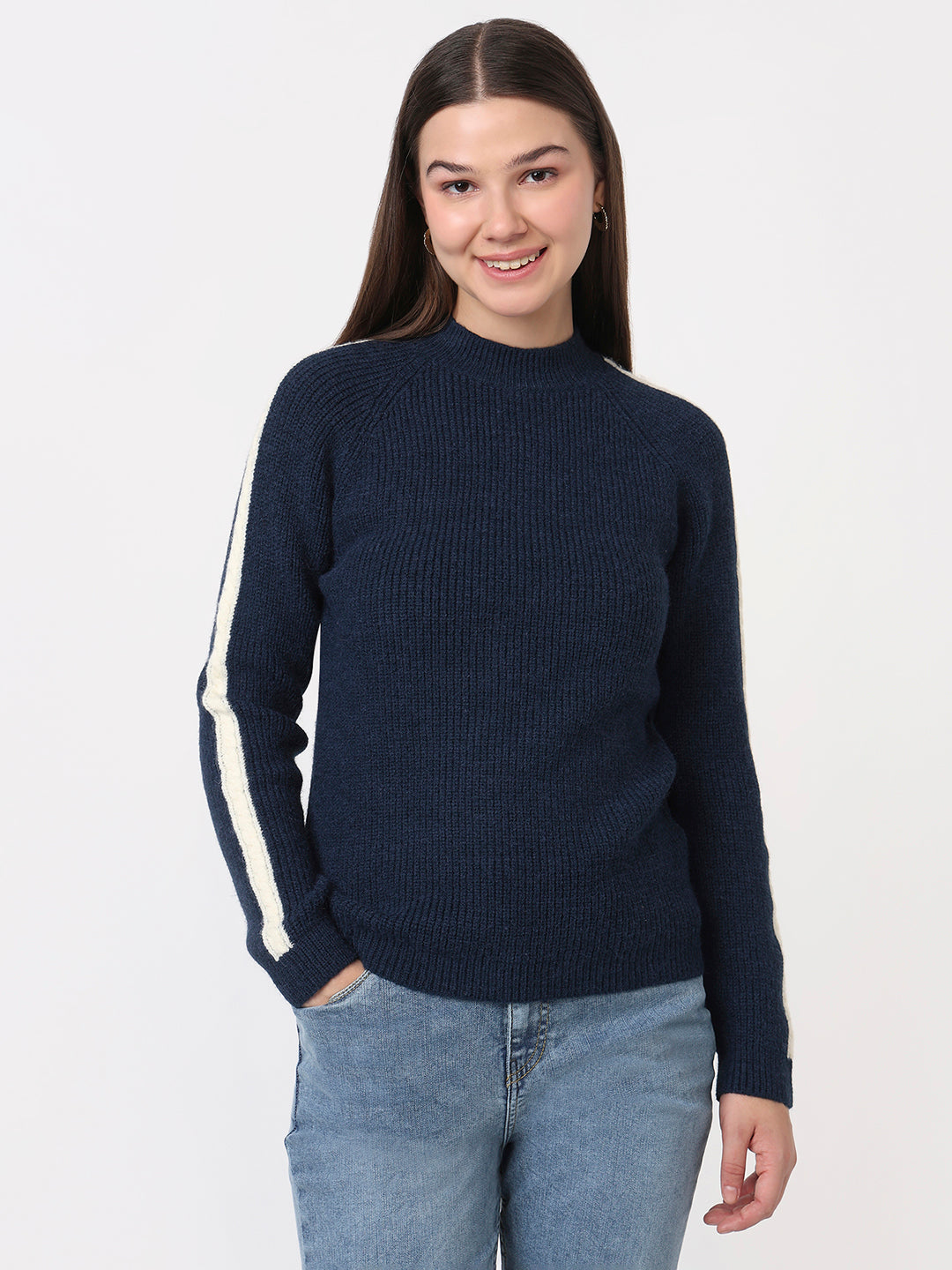 Women Airforce Slim Fit Sweater