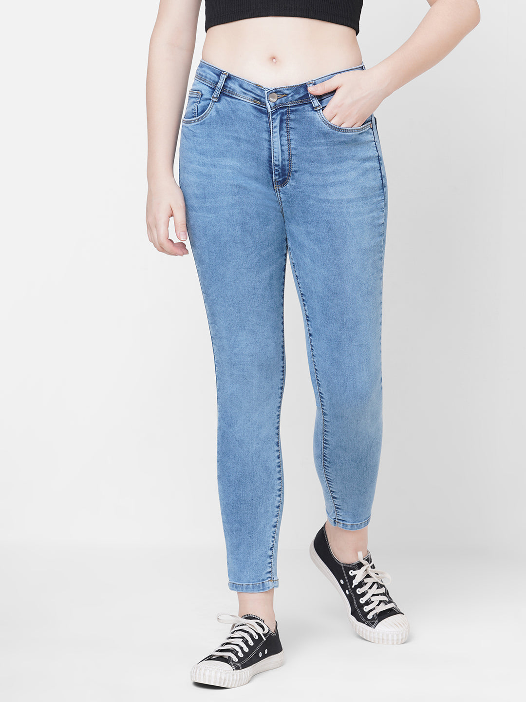 Women High-Rise Skinny Fit Jeans