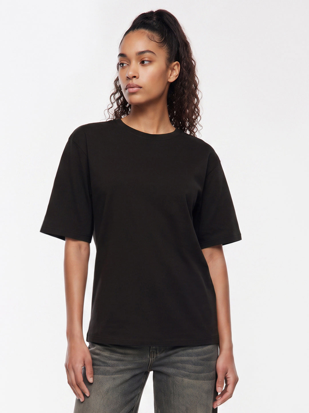 Black Oversized T-Shirt