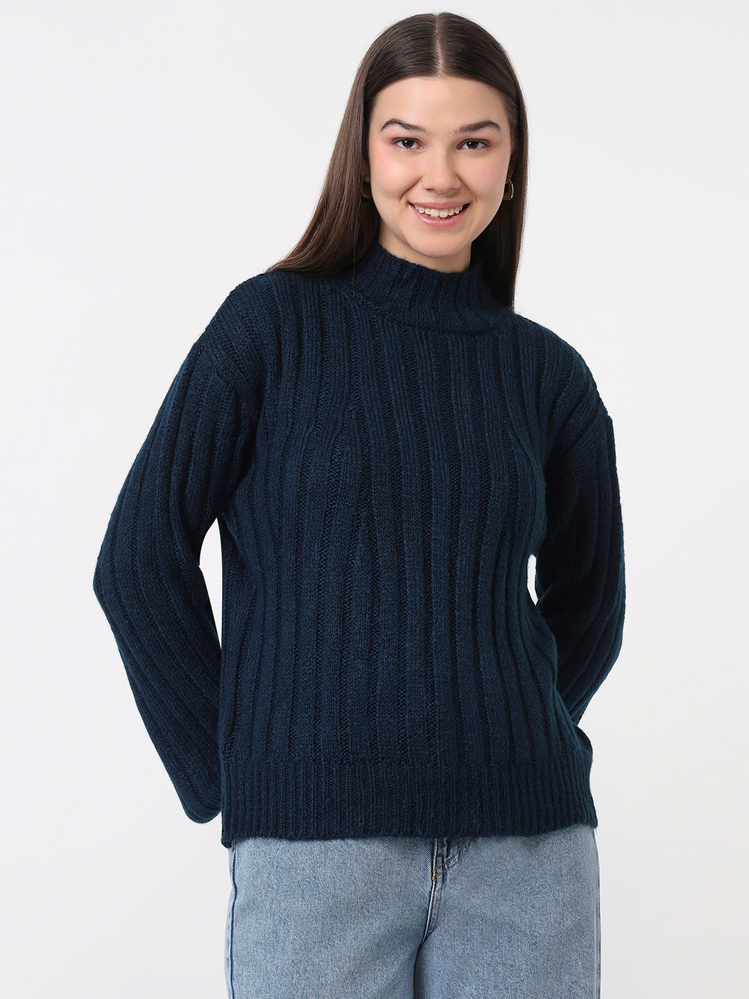 Women Airforce Slim Fit Sweater
